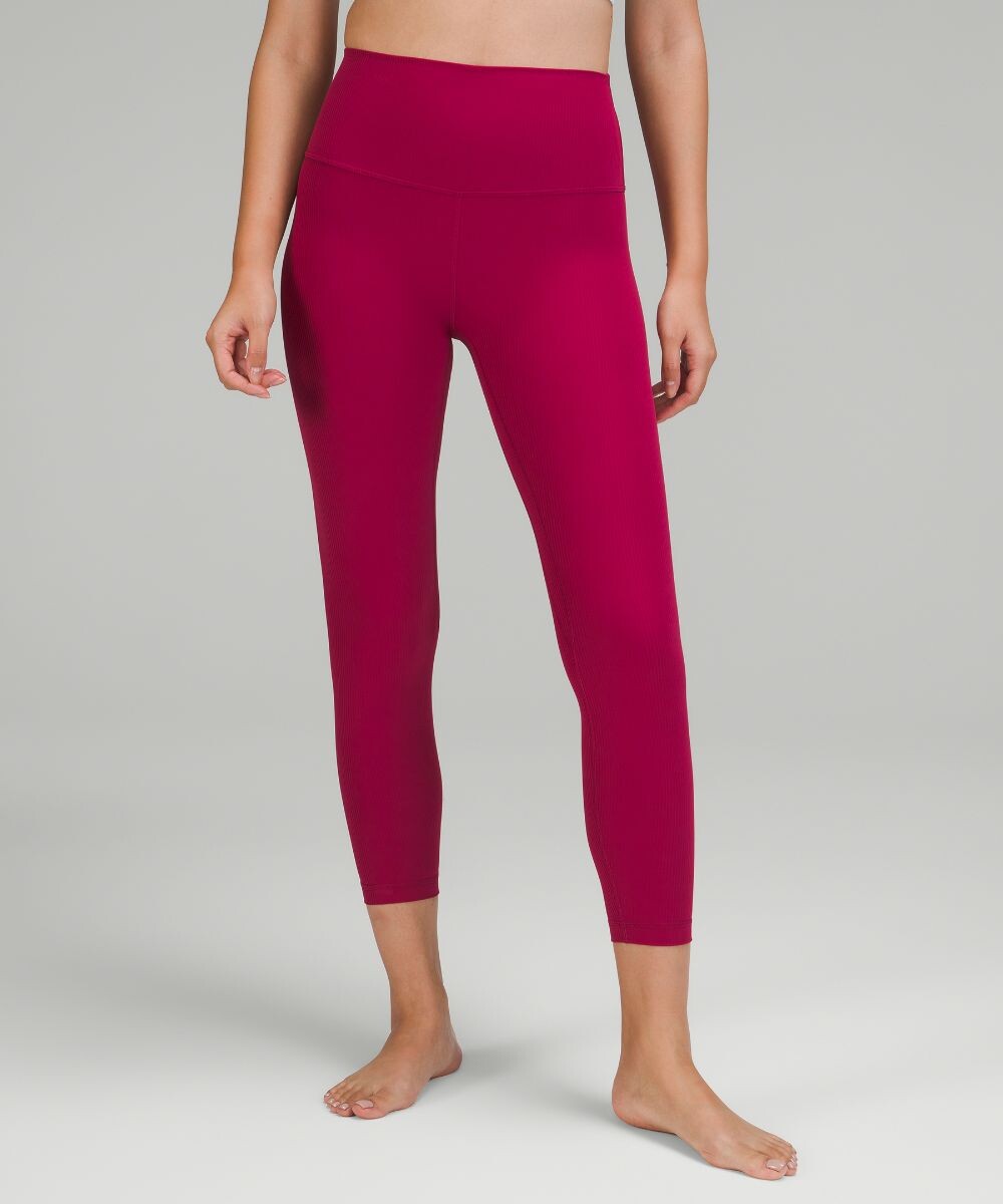 

Леггинсы с высокой посадкой в рубчик Align Lululemon