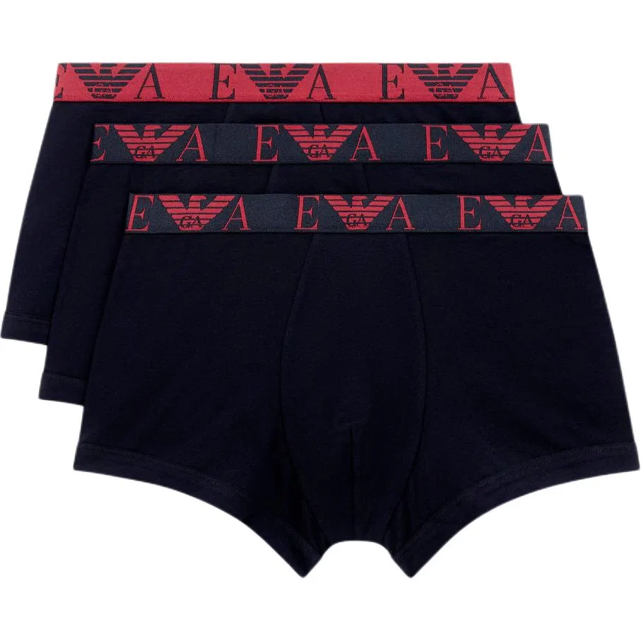Боксеры Emporio Armani, 3 шт., черные