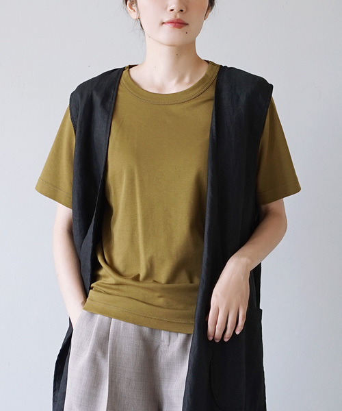 

Футболка хлопковая гладкая с рукавом 5/8 Zootie