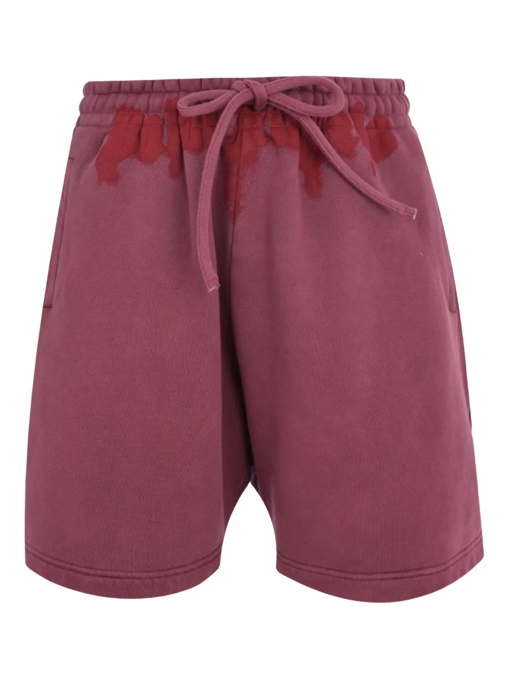 

Спортивные шорты с логотипом на поясе PALM ANGELS, красный