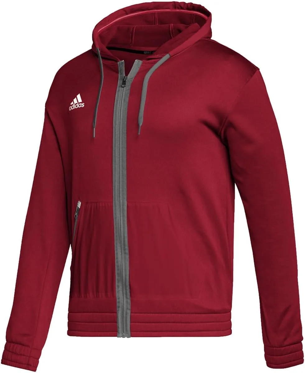 Толстовка Adidas unisex-adult Full Zip, красный/серый