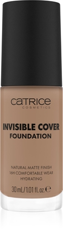 

Жидкая основа с матовым покрытием Catrice Invisible Cover Foundation, 045N 30 ml