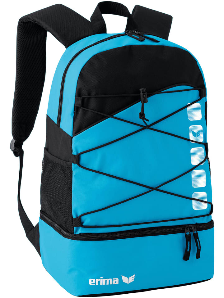 

Рюкзак erima, цвет curacao/schwarz, Синий, Рюкзак erima, цвет curacao/schwarz