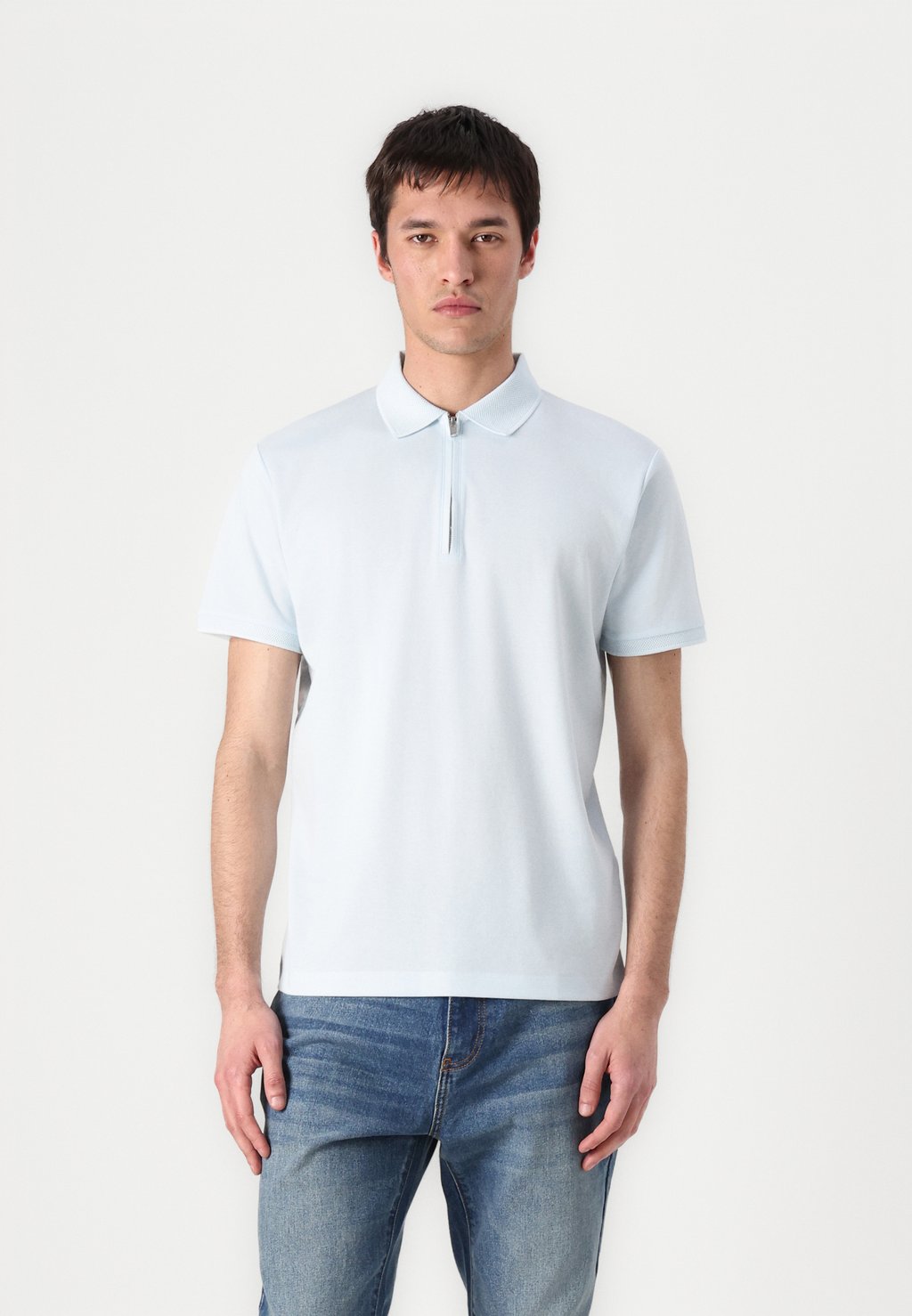 

Рубашка поло SLHFAVE ZIP Selected Homme, кремовый