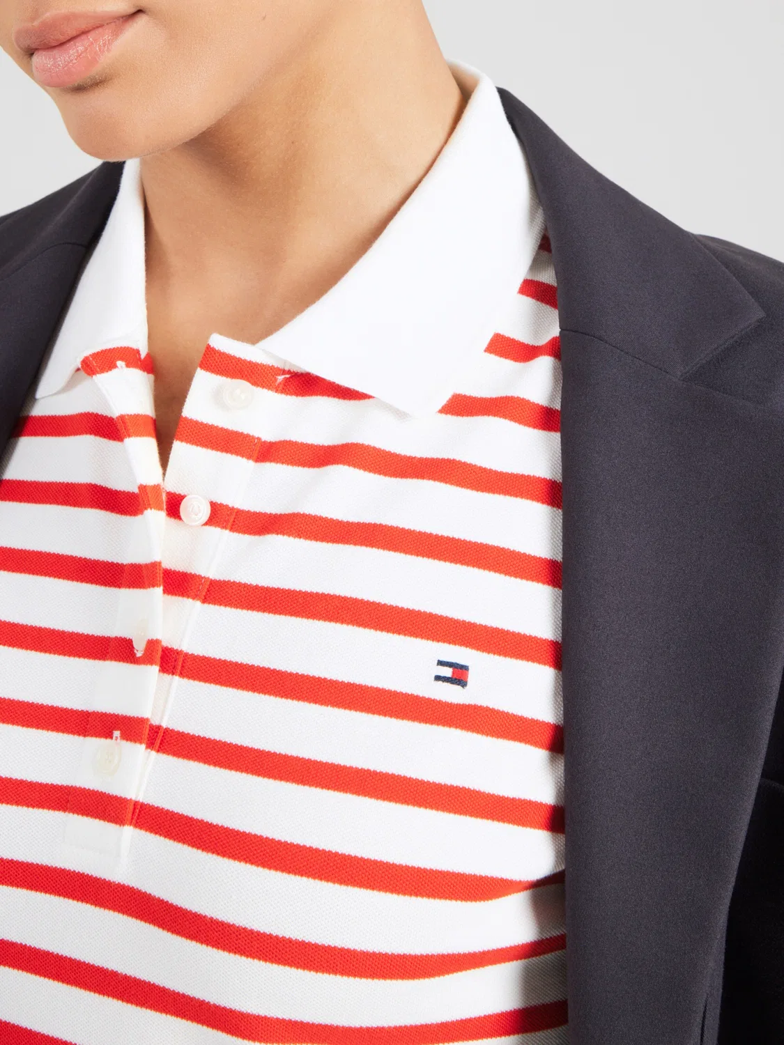 Рубашка Tommy Hilfiger 1985 Regular Fit вишнево-красного цвета — фото 2