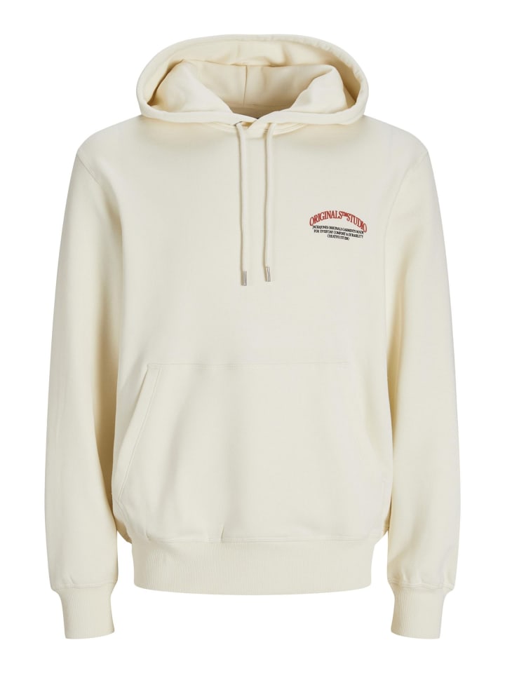 

Толстовка с капюшоном Jack & Jones, античный белый