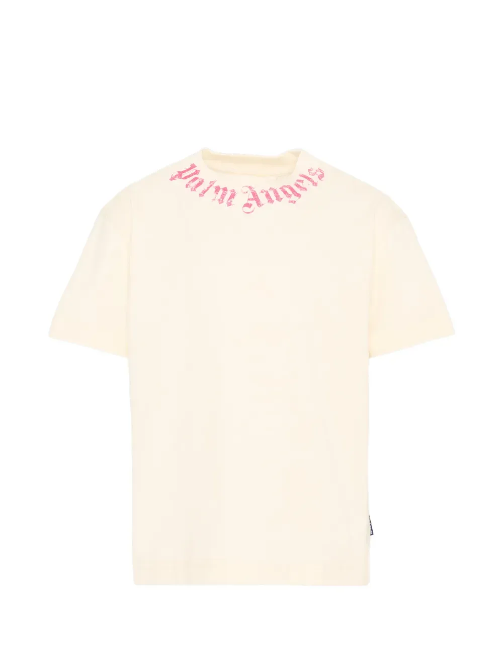 Футболка с коротким рукавом Palm Angels Kids, бежевый
