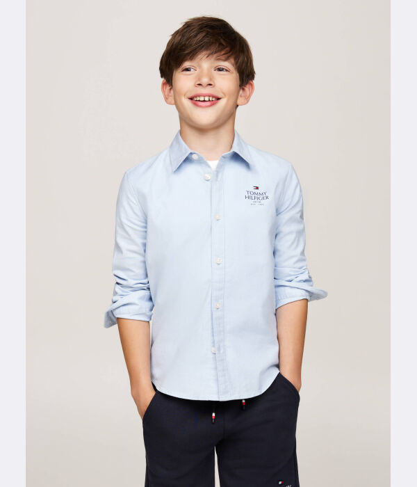 

Рубашка Regular fit Tommy Hilfiger, синий