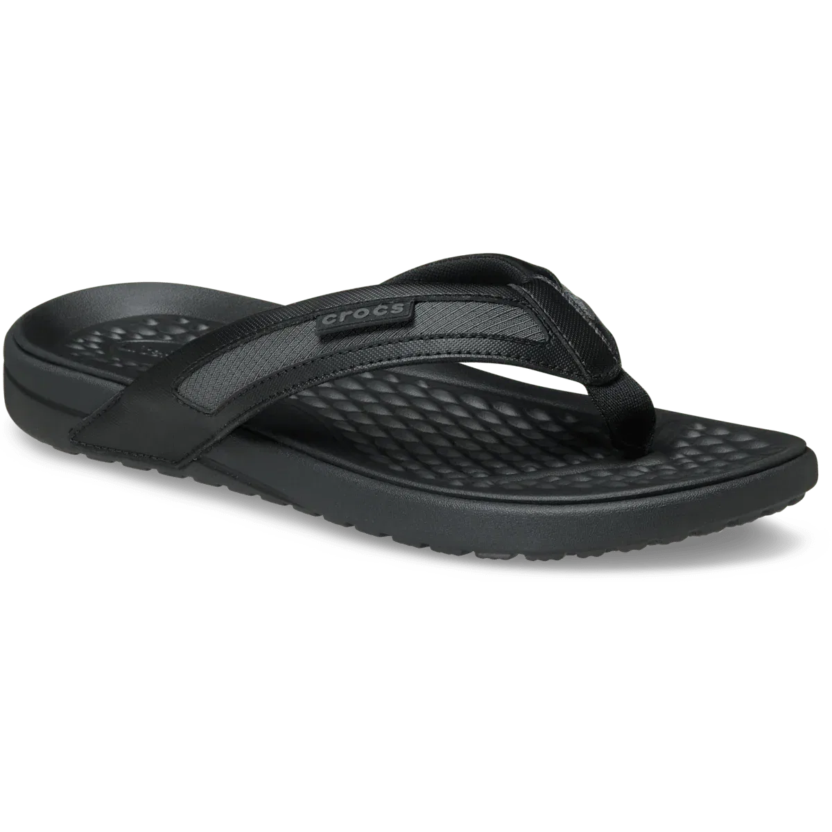 Yukon Sport Flip Crocs, Black/Slate Grey — фото 3