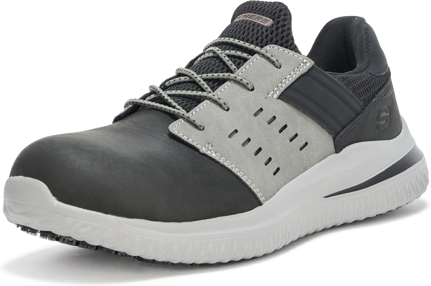 

Мужские кроссовки Skechers Delson 3.0 Sr - с композитным носком Tyoll, черный