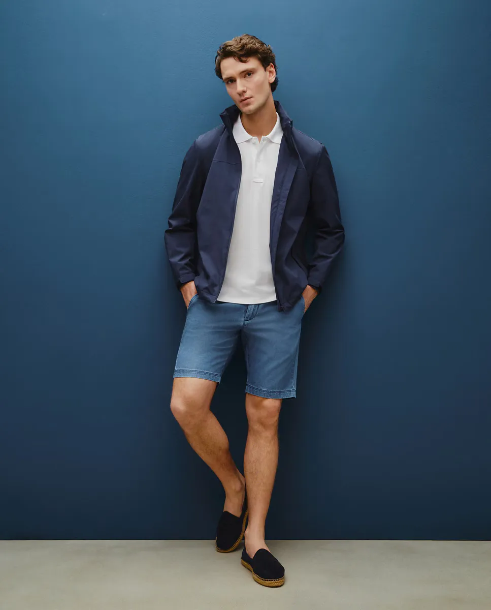 

Мужские шорты-бермуды без складок Dustin, синий