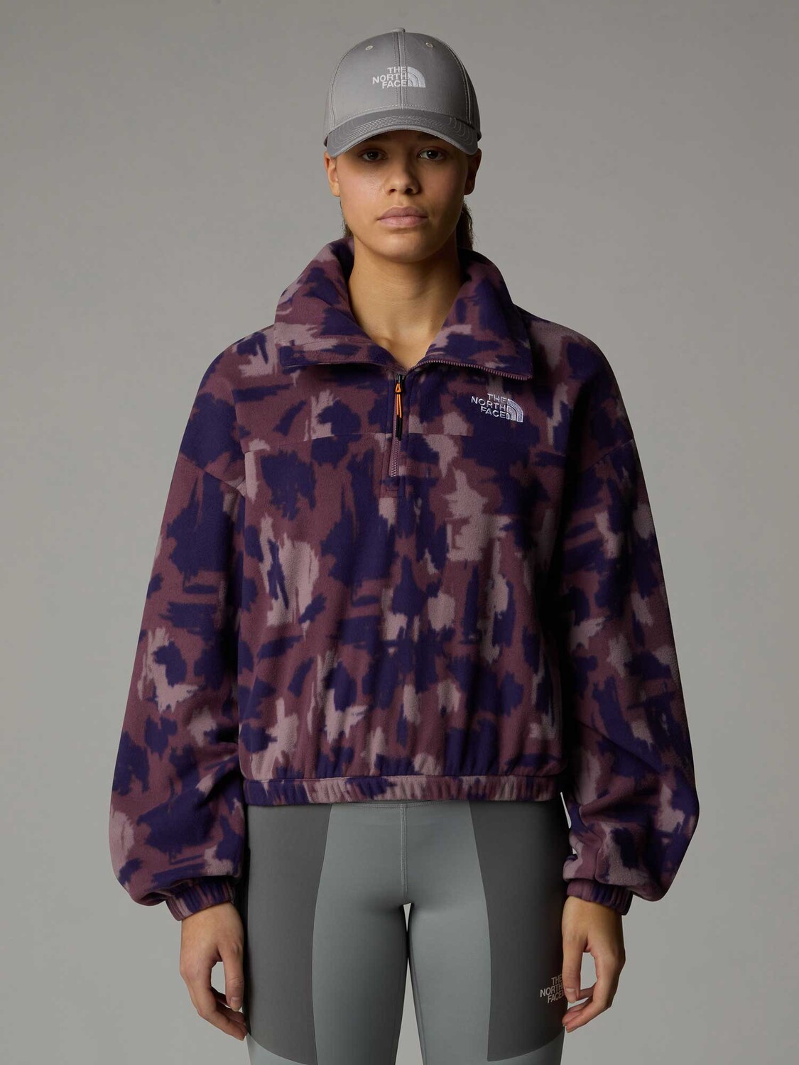 

Толстовка The North Face W MA FLEECE PRINT, красный