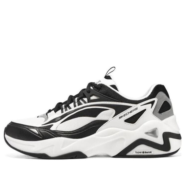 

Кроссовки d'lites hyper burst 'white black' Skechers, черный