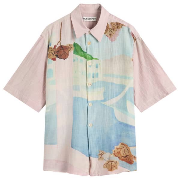 

Рубашка с коротким рукавом Beyond Our Legacy, цвет marina vista print cotton silk
