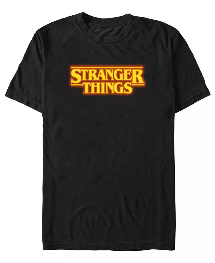 

Мужская толстовка с коротким рукавом Stranger Things Fifth Sun, черный