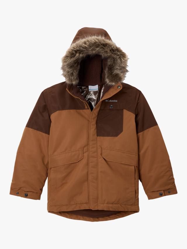 

Детская куртка Nordic Strider с капюшоном Columbia, Camel Brown