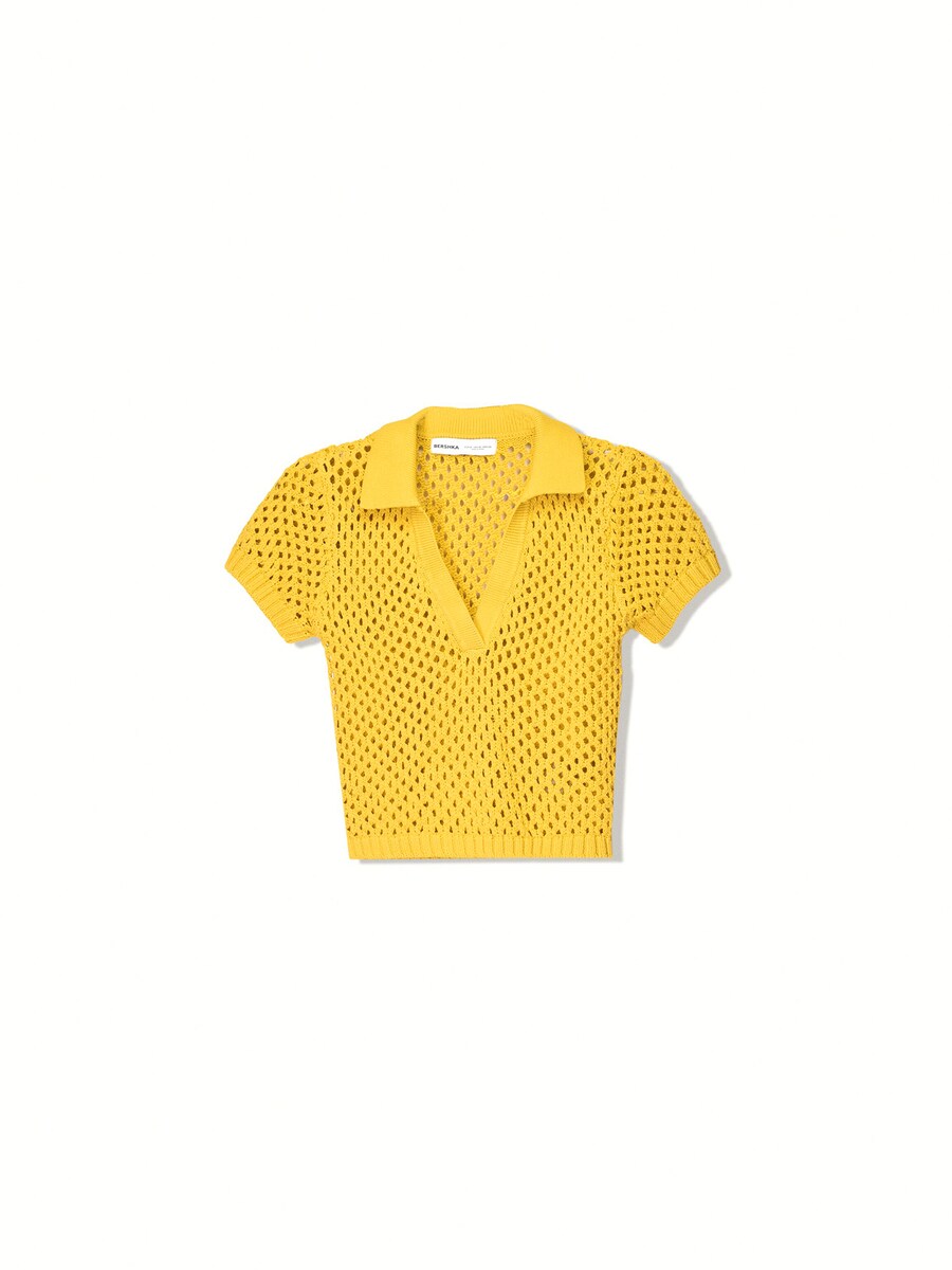 

Свитер Bershka, цвет Mustard