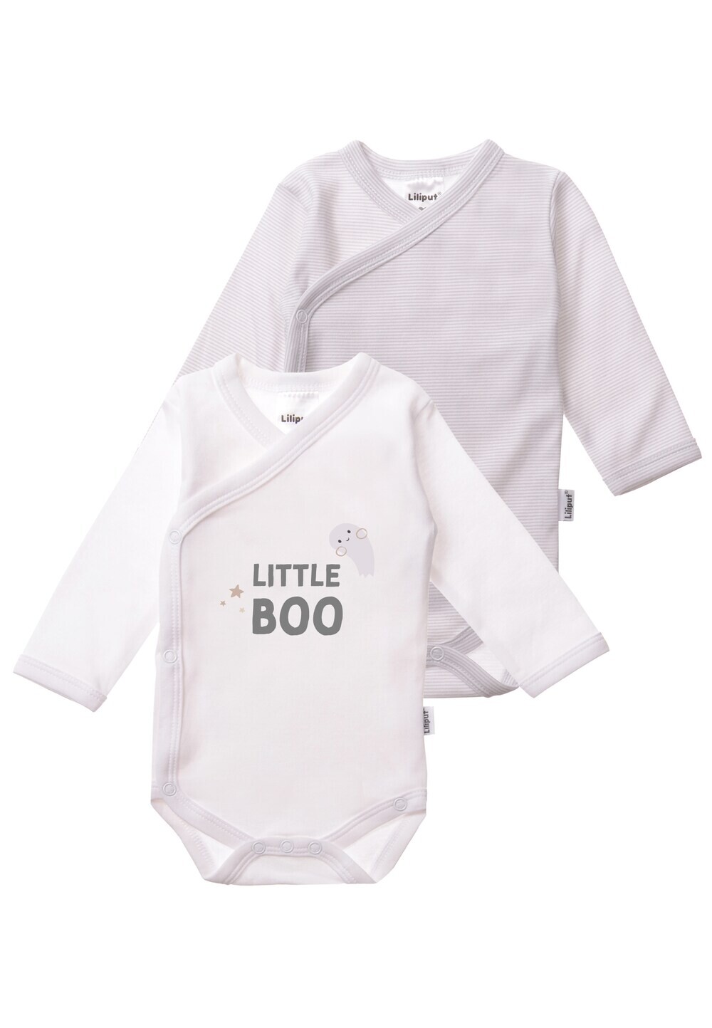 

Комбинезон/боди LILIPUT Little Boo, серый/белый