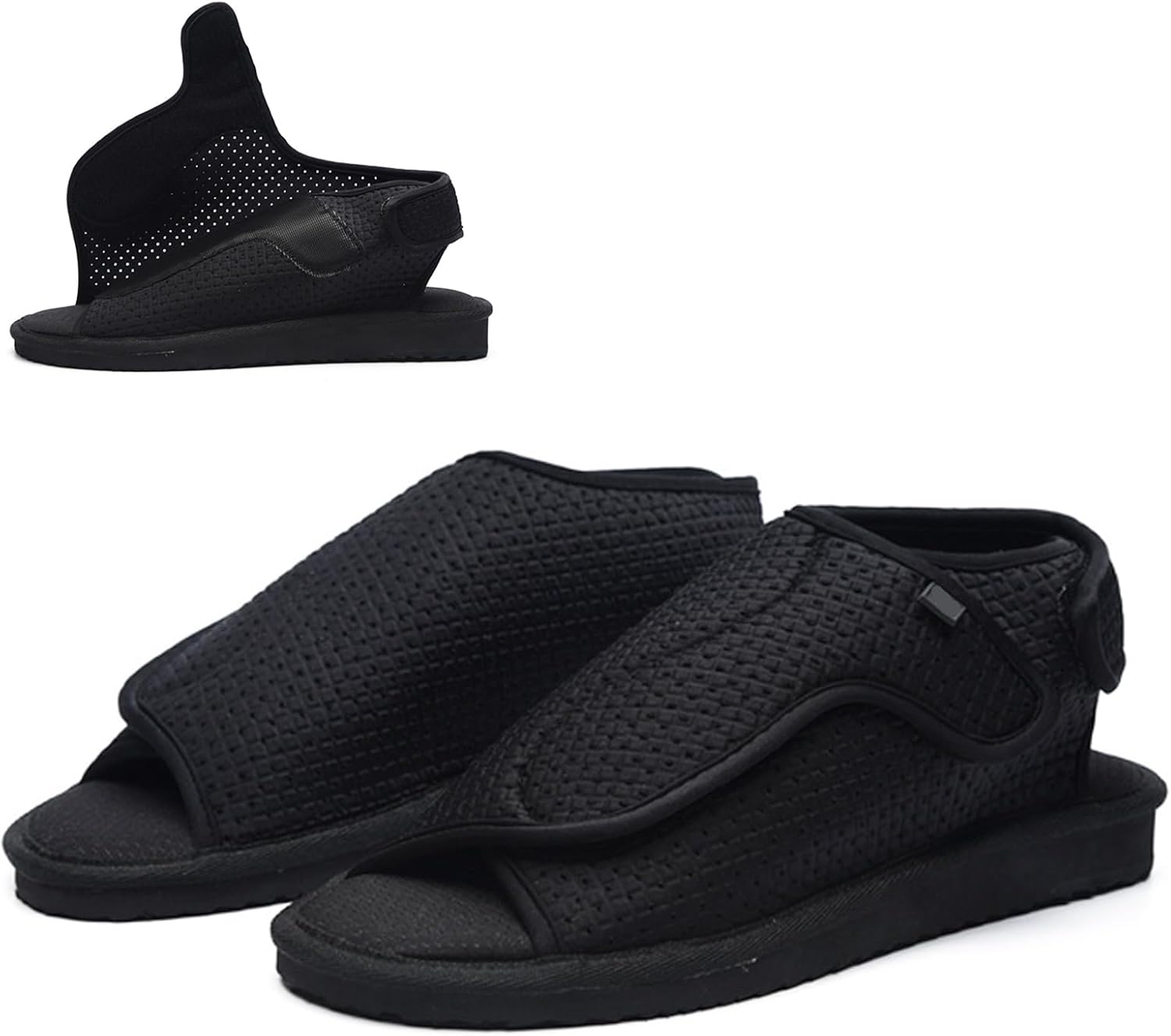 

Мужские сандалии с открытым носком bumuam, черный