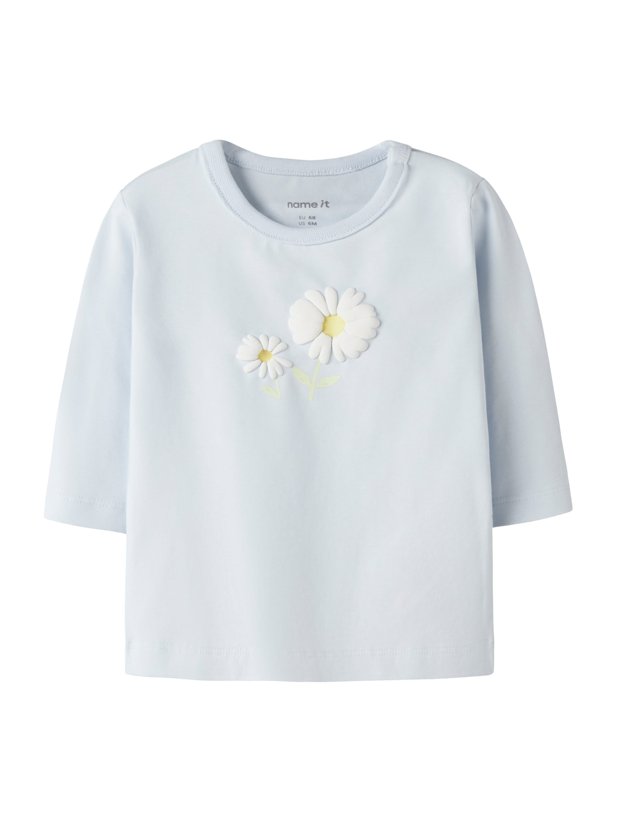 

NAME IT Лонгслив 'NBFVUBIE' в пастельно-голубом цвете