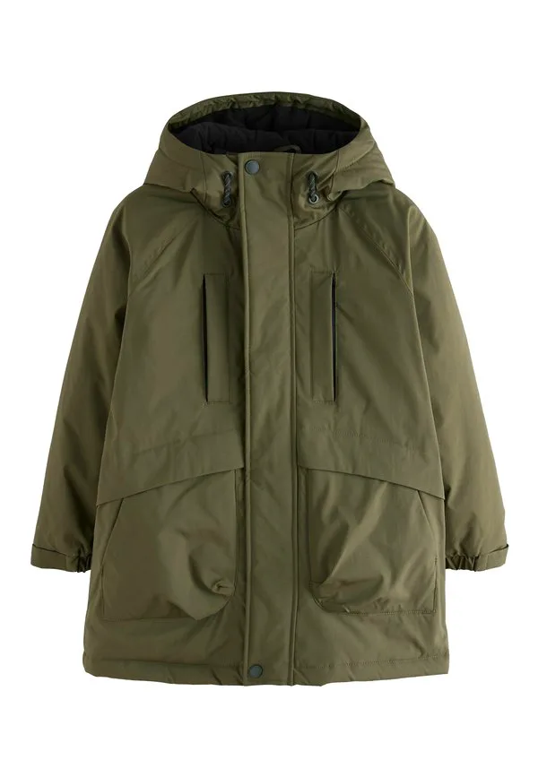 Парка стандартного кроя с водоотталкивающей подкладкой Next, Khaki Green