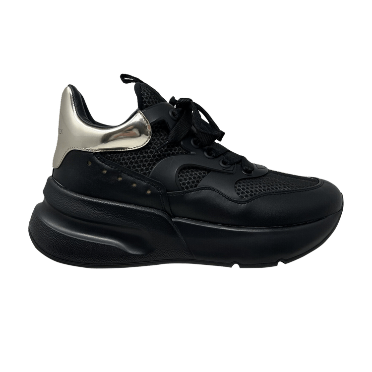 

Кроссовки Alexander McQueen Oversized Runner 'Black Silver', черный