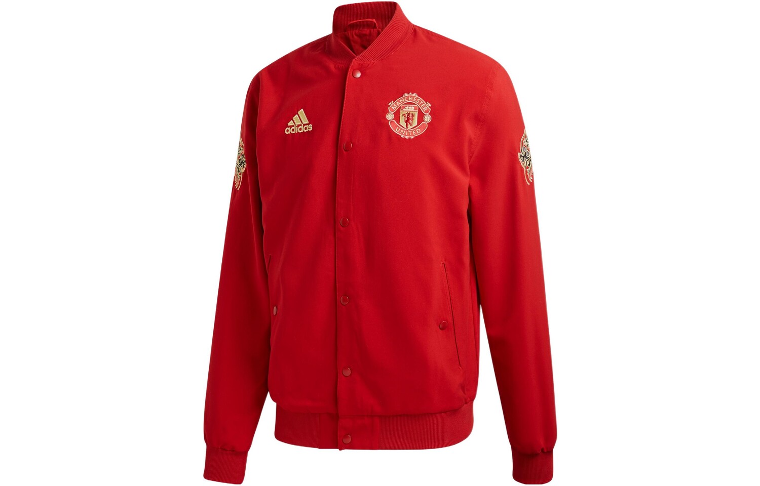 

MUFC Куртка мужская красная Adidas, красный