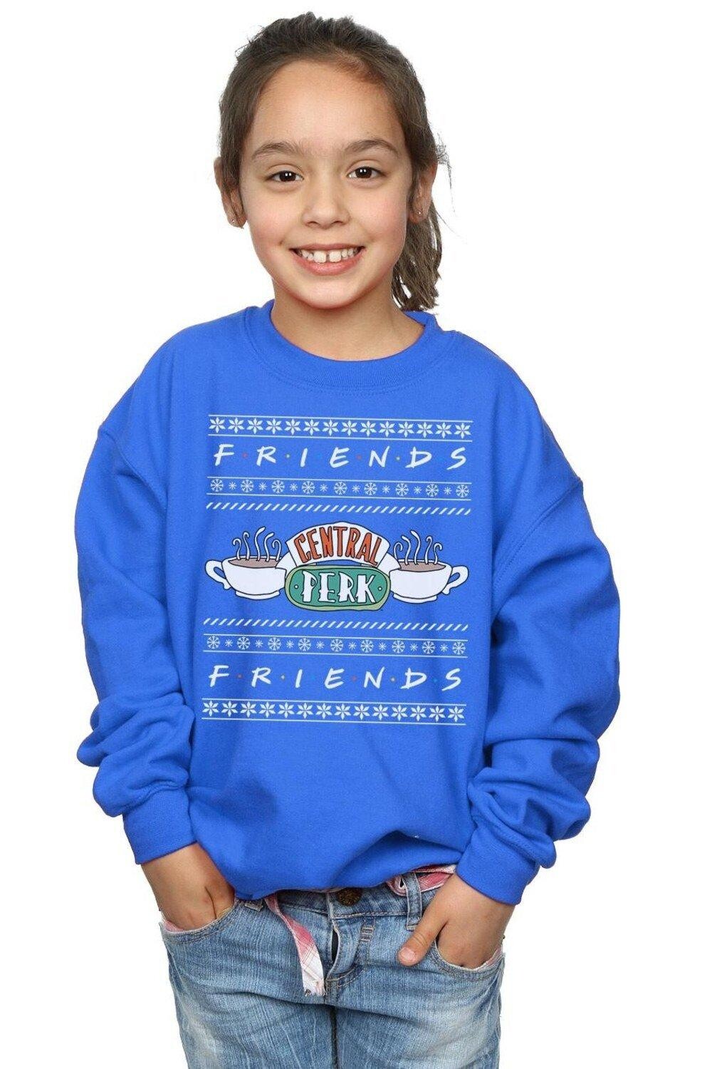 

Толстовка Fair Isle Central Perk Friends, синий