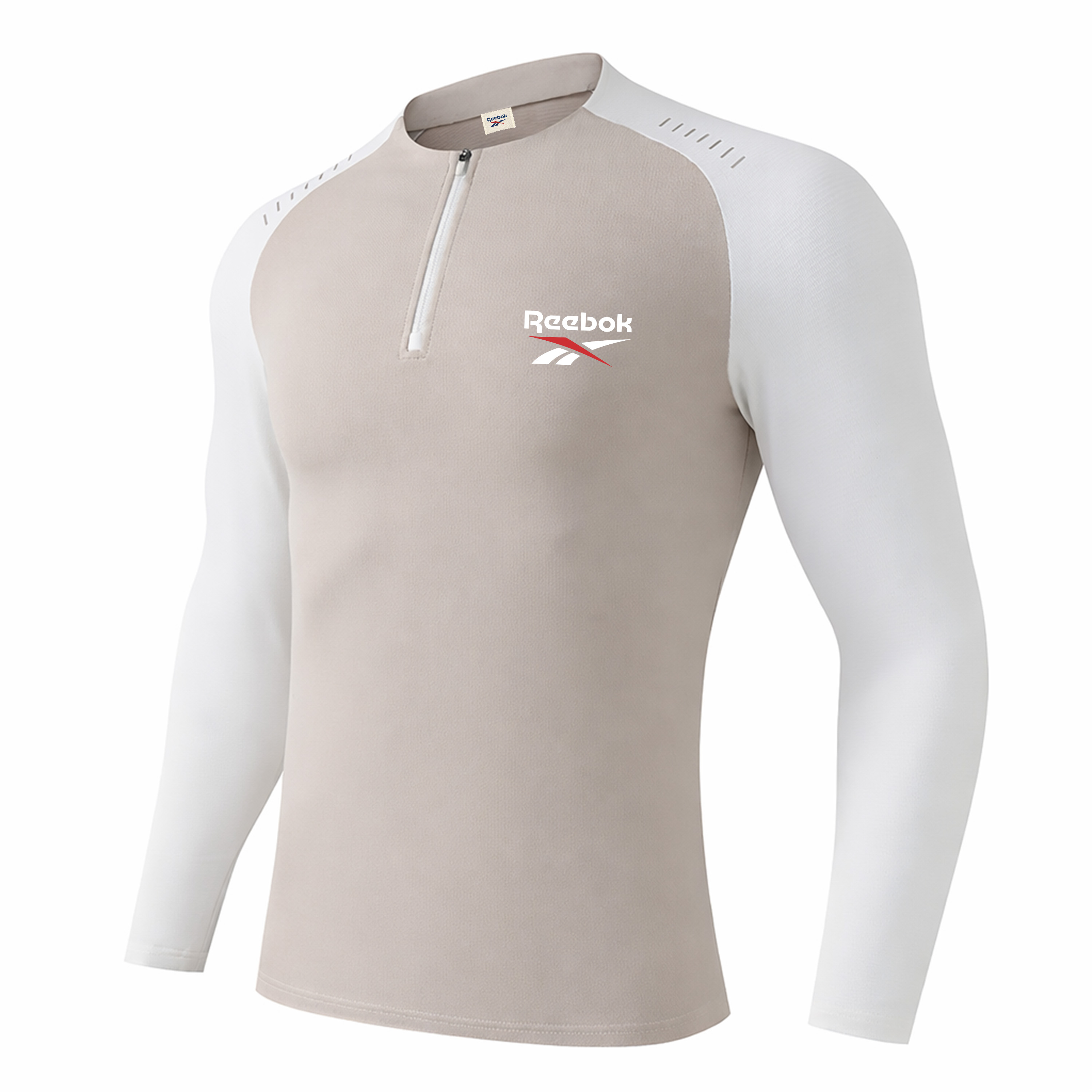 

Футболка Unisex Crew Neck Moderate Reebok, хаки серый