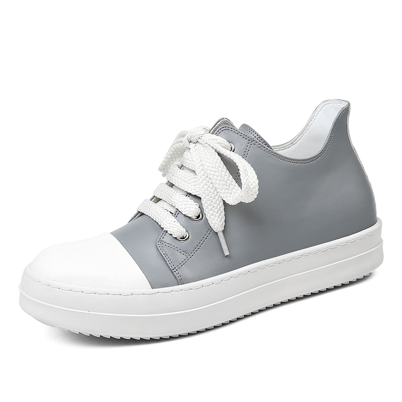 

KACHILANG Мужские лоу-топ скейтборд кроссовки серые, цвет Gray