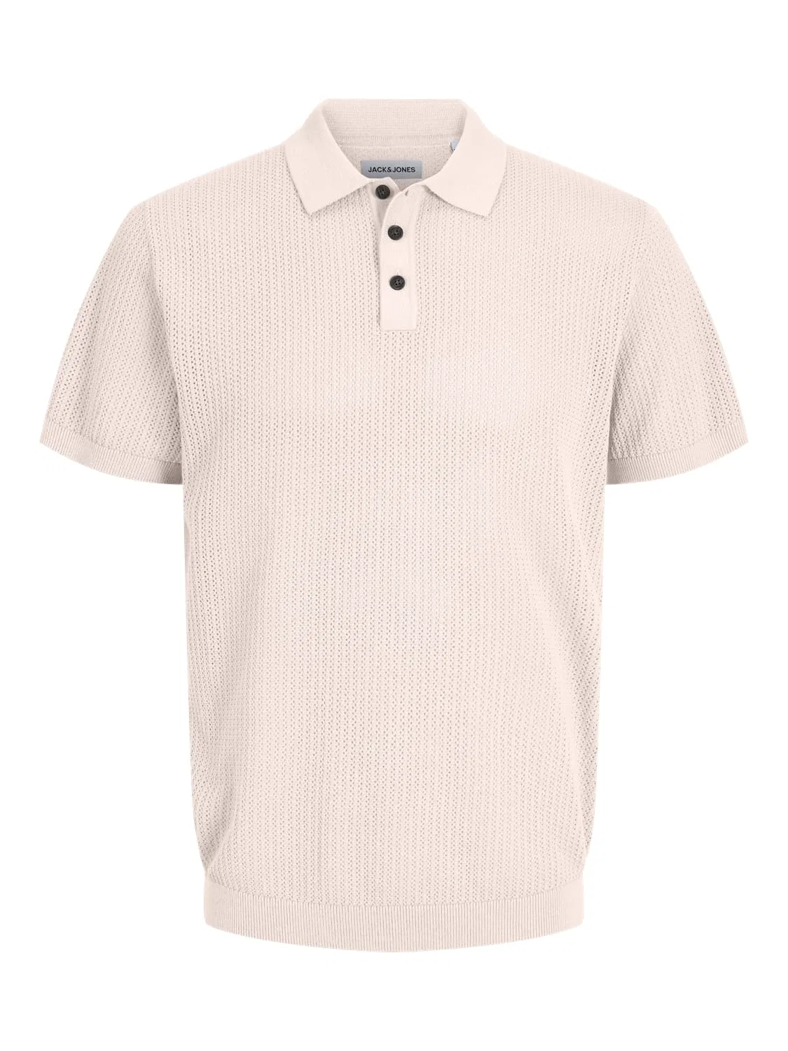 Поло короткий рукав, трикотажное, JACK & JONES Junior, sea salt