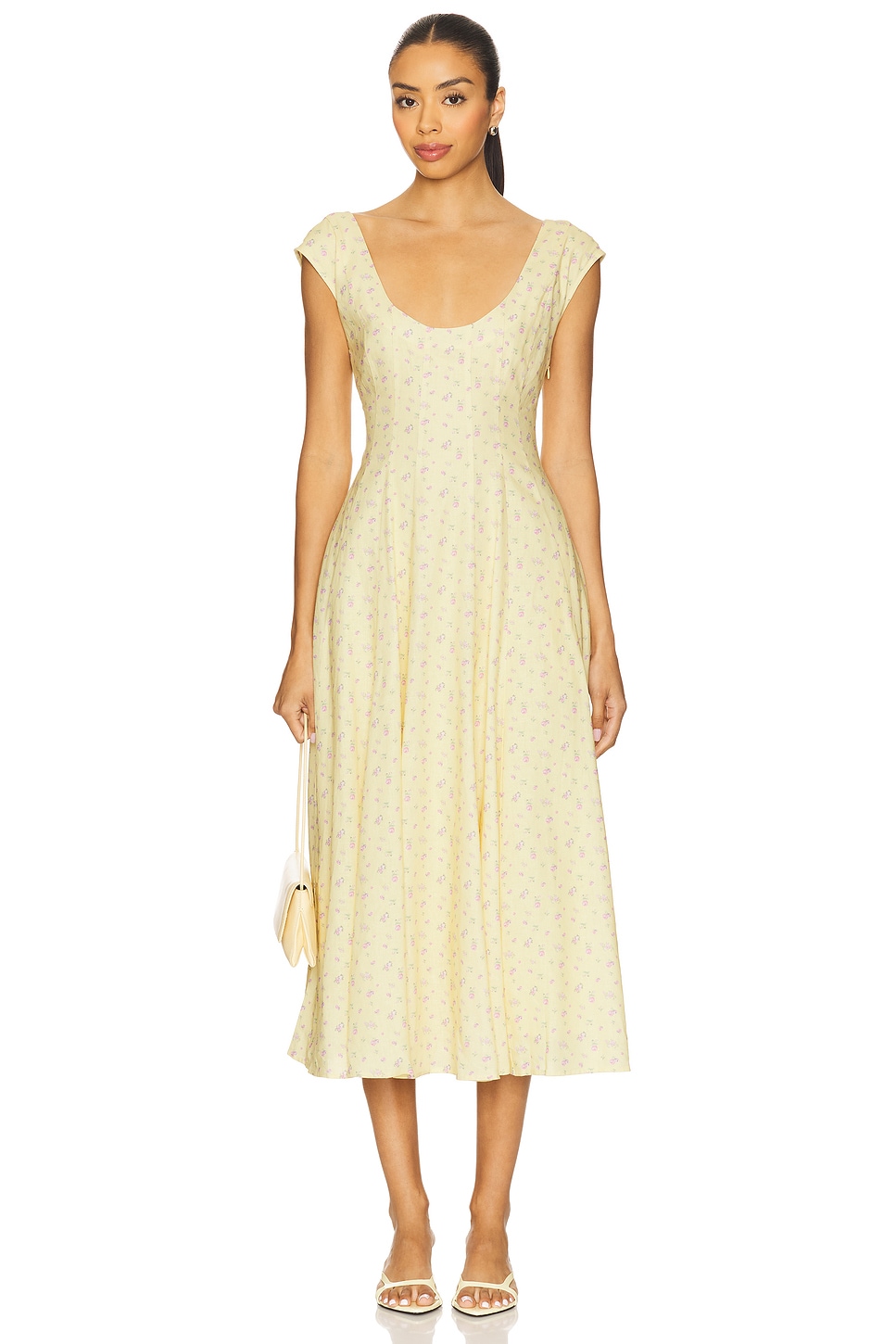 

Платье Leila Guizio, honey butter print