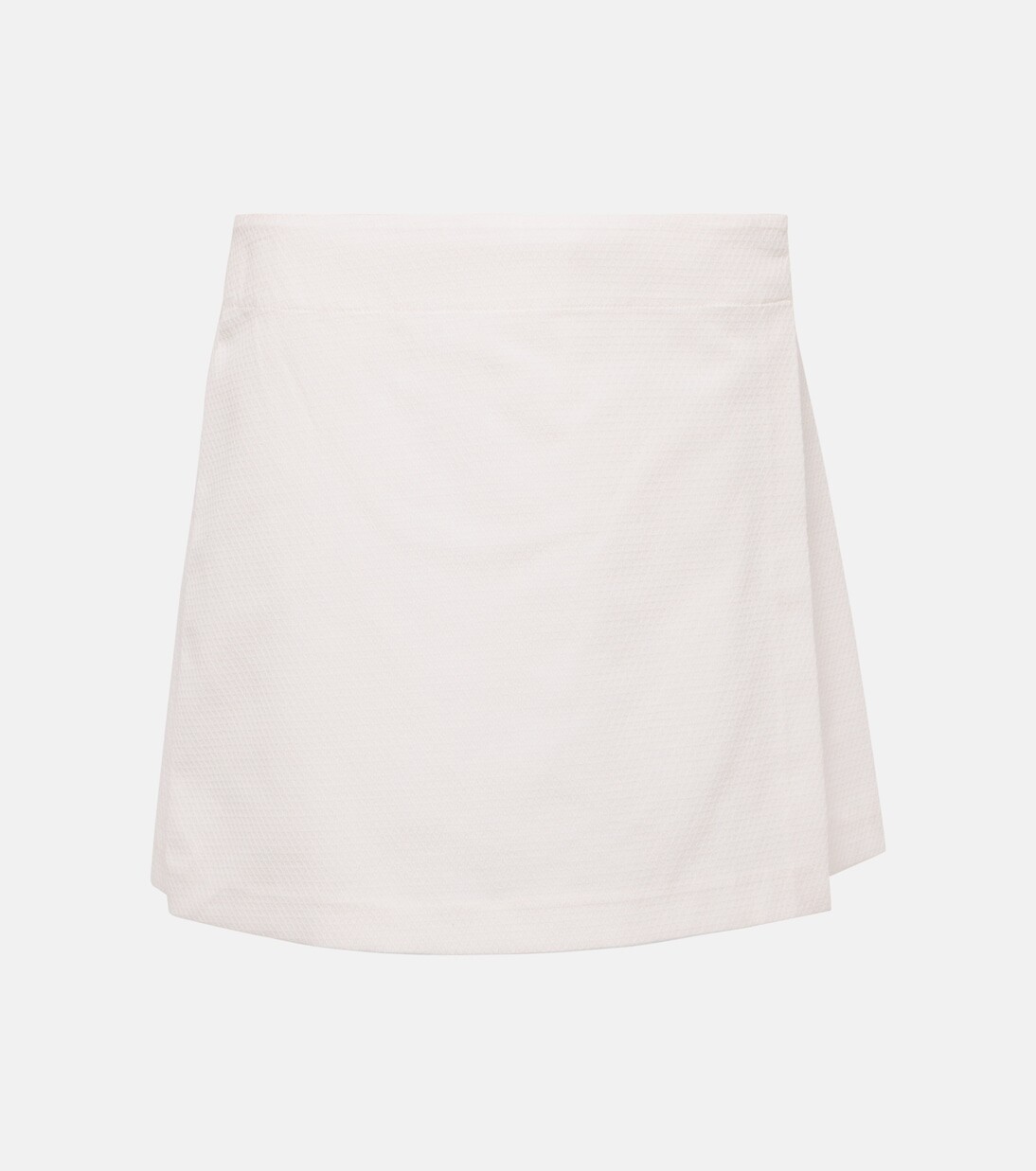 

Хлопковая юбка с высокой посадкой Chloé, белый