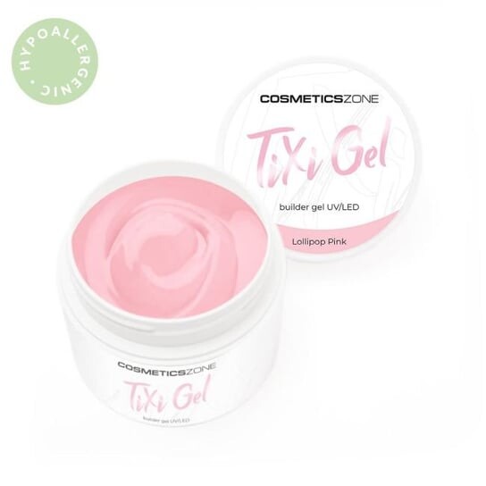 

Жидкий гель для наращивания памяти грязно-розовый UV LED Lollipop Pink 50мл Cosmetics Zone