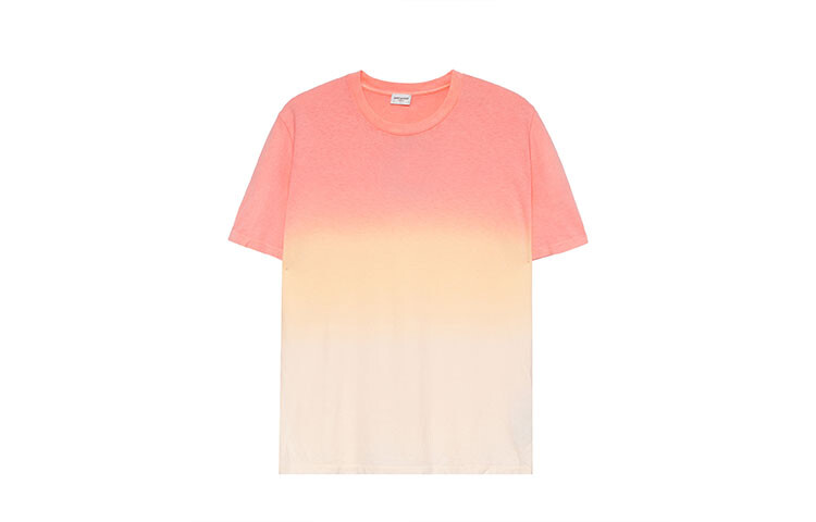 

SAINT LAURENT Мужская футболка, цвет Pink