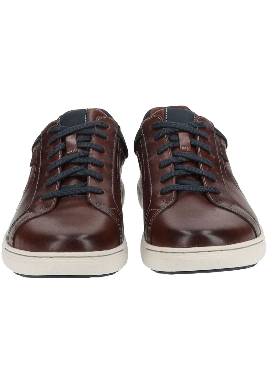 Кроссовки кожаные с лейблом мужские CLARKS, цвет Mahogany Leather — фото 3