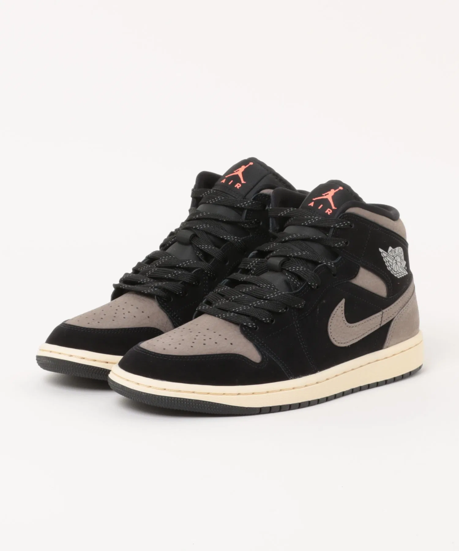 Кроссовки Jordan BRAND AIR JORDAN 1 MID SE MIB7110 002 ЧЕРНЫЙ/ОЛАВЫЙ