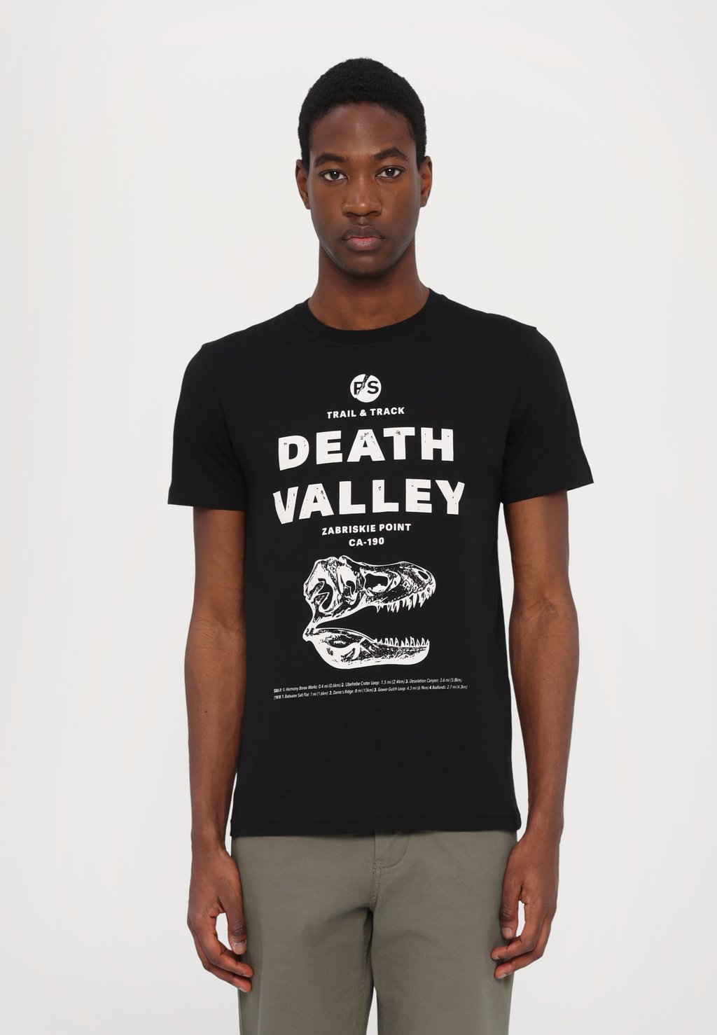 

Футболка с принтом SLIM FIT DEATH VALLEY PS Paul Smith, черный