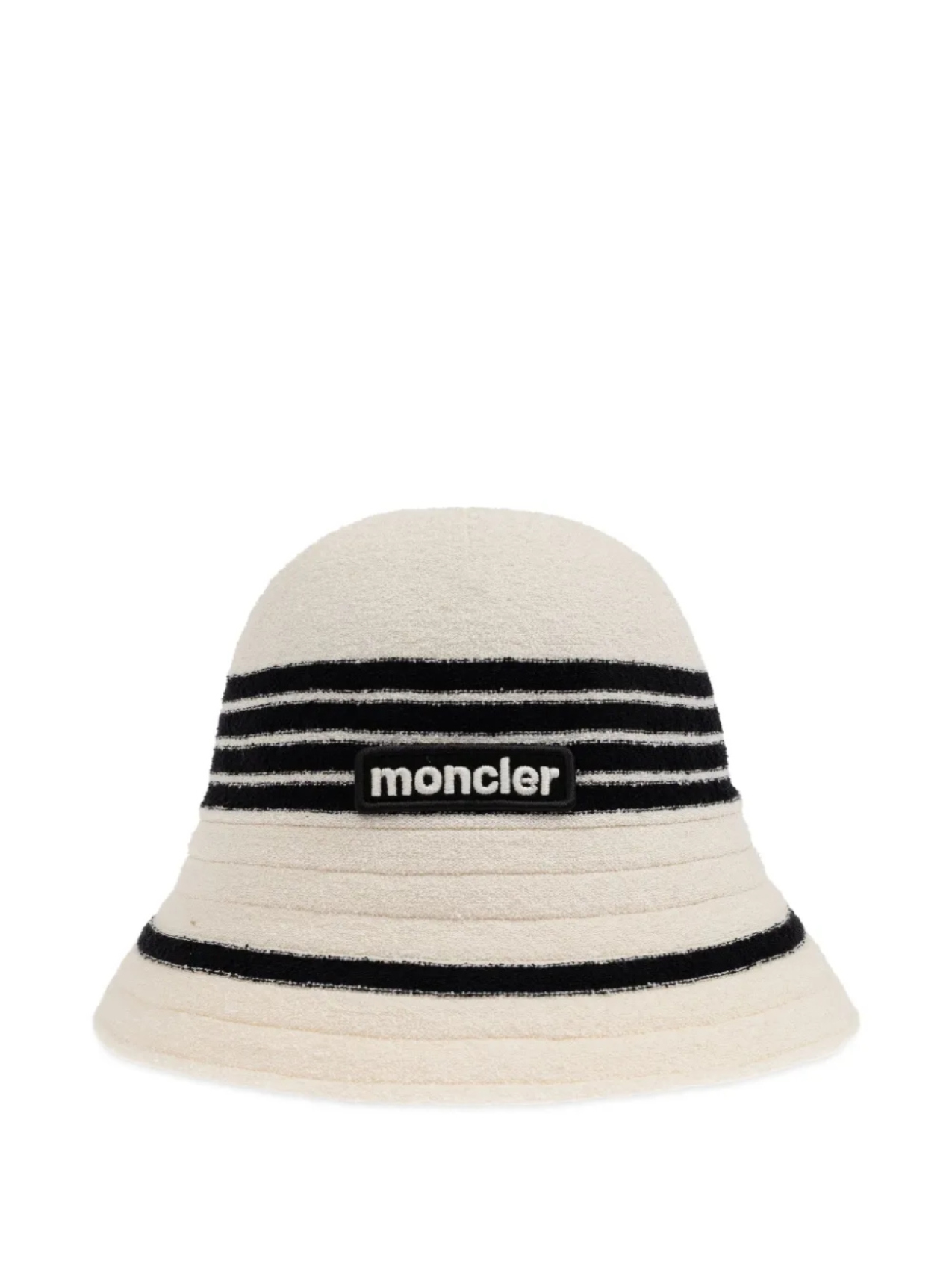 

Шапка из хлопковой смеси Moncler, белый