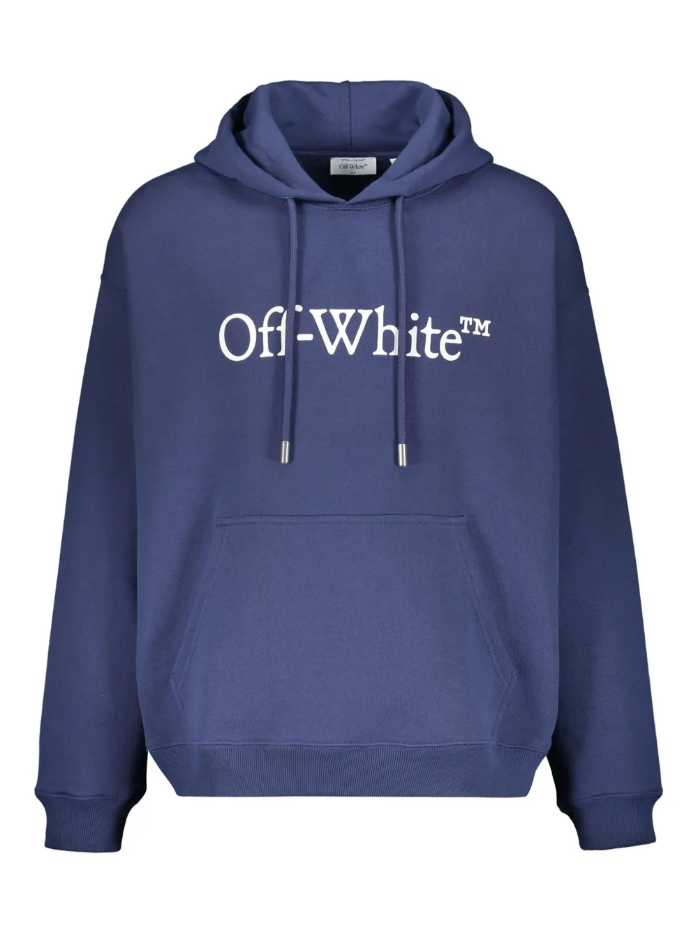 

Худи с принтом логотипа Off-White, синий