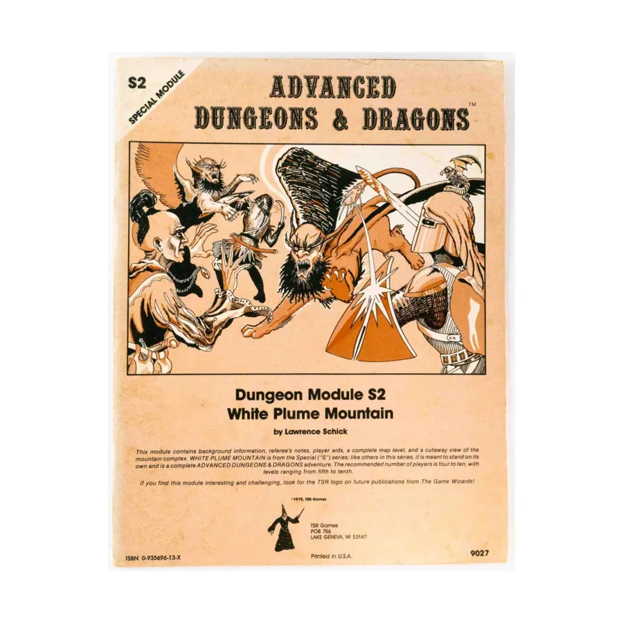 

Модуль White Plume Mountain (2nd Printing, Pastel), Advanced Dungeons & Dragons (1st Edition) - Modules & Adventures - S Series