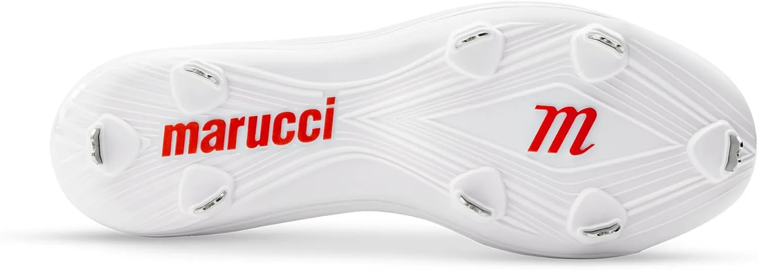 Бейсбольные бутсы Marucci CFT Low Height из металла для мужчин, бейсбольная обувь для мужчин, надежная регулируемая посадка, комфорт и сцепление для высокой производительности, легкие, долговечные, серый — фото 3