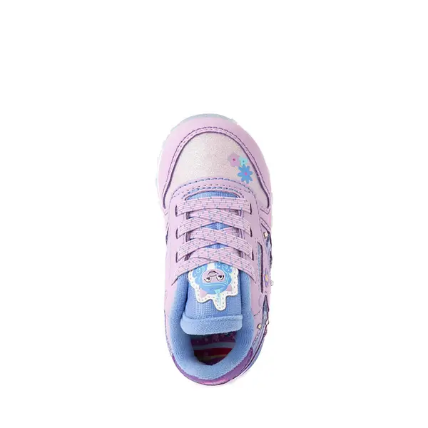 

Кроссовки Reebok x My Little Pony Izzy Moonbow Classic Leather Step 'n' Flash Athletic Shoe, цвет Purple/Crystal Blue