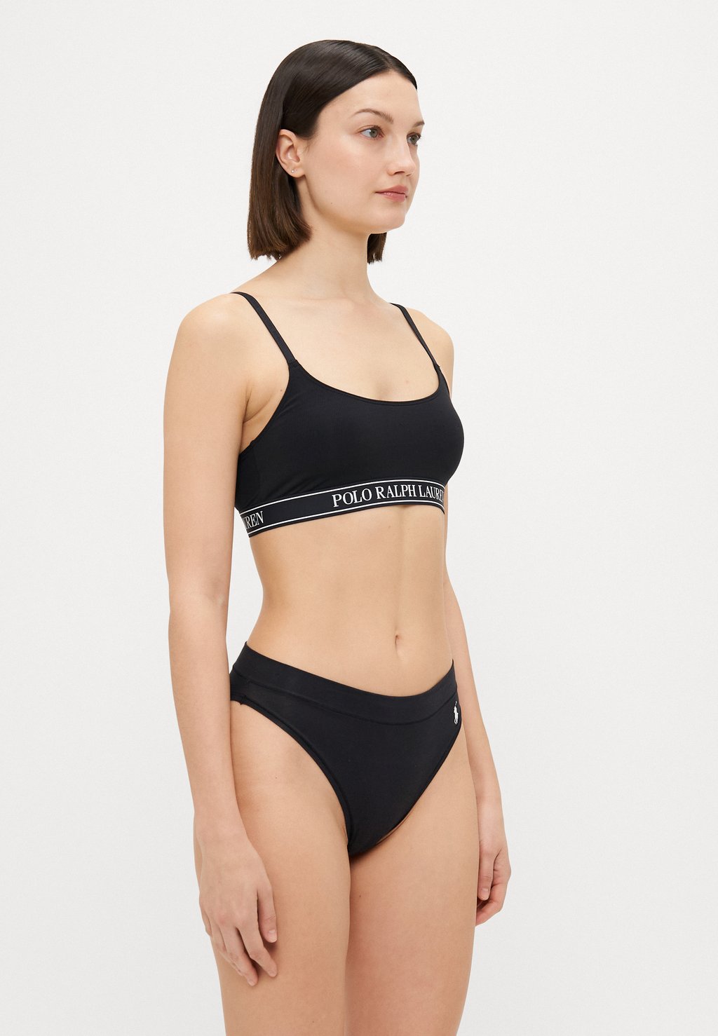 Бюстье SCOOP BRALETTE Polo Ralph Lauren, черный — фото 4