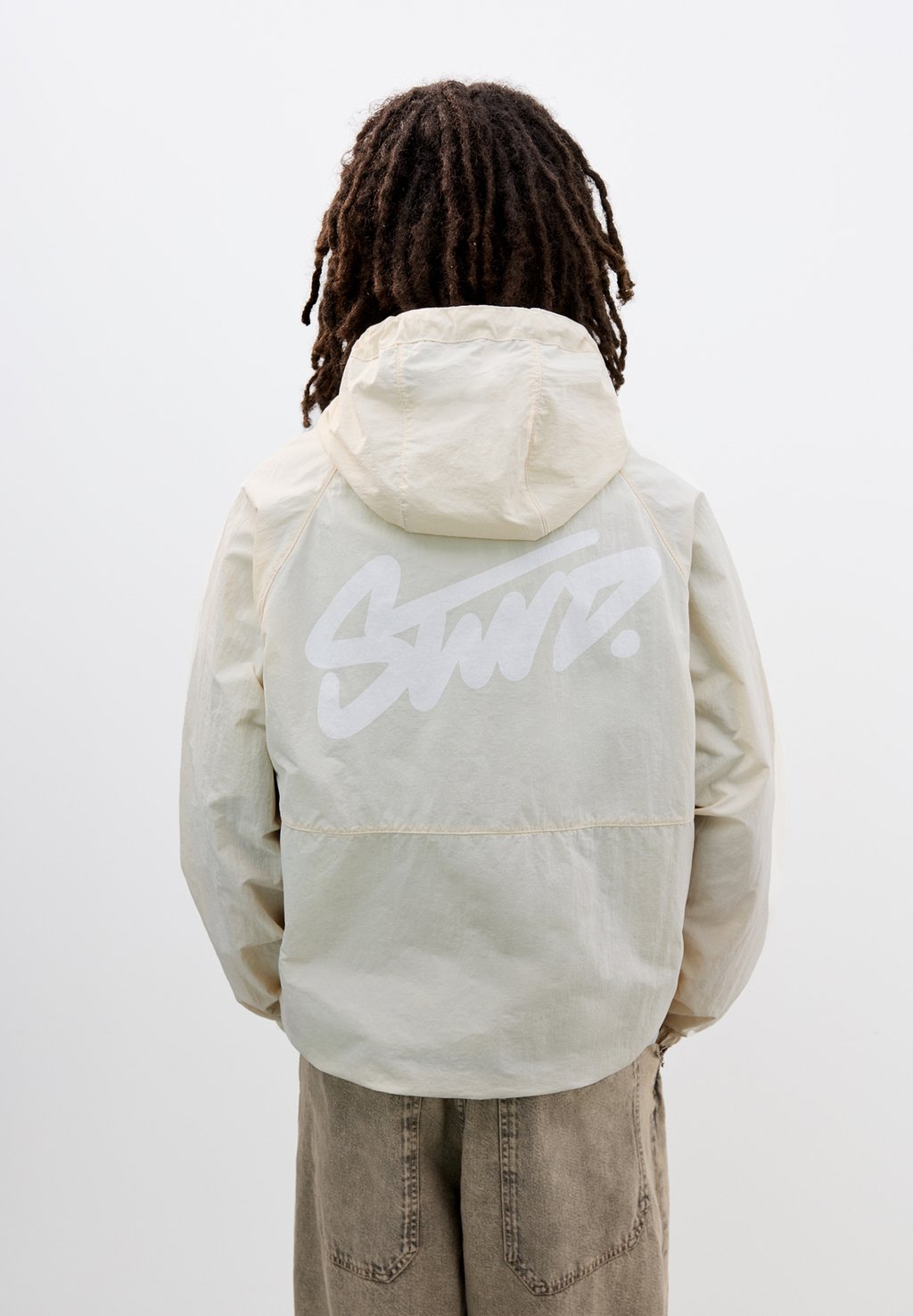 

Водонепроницаемая куртка HOODED STWD PULL&BEAR, бежевый