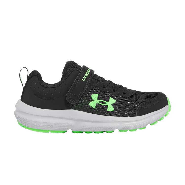 

Кроссовки Under Armour Assert 10 AC PS 'Black Green Shock', черный