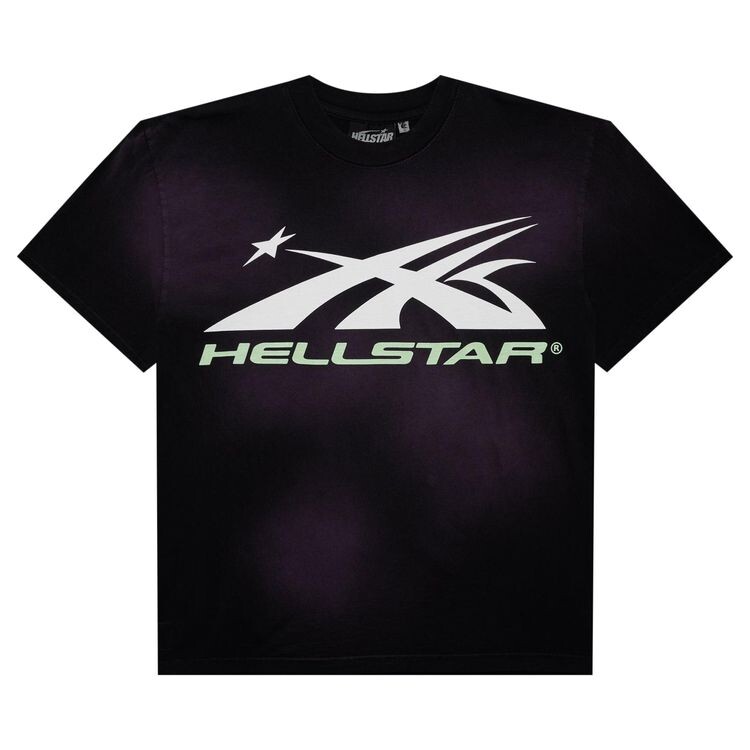 

Футболка Hellstar Glow in the Dark Sports Logo T-Shirt Purple, фиолетовый