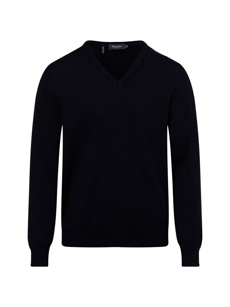 

Свитер с v-образным вырезом MAERZ Muenchen Sweater, морской синий