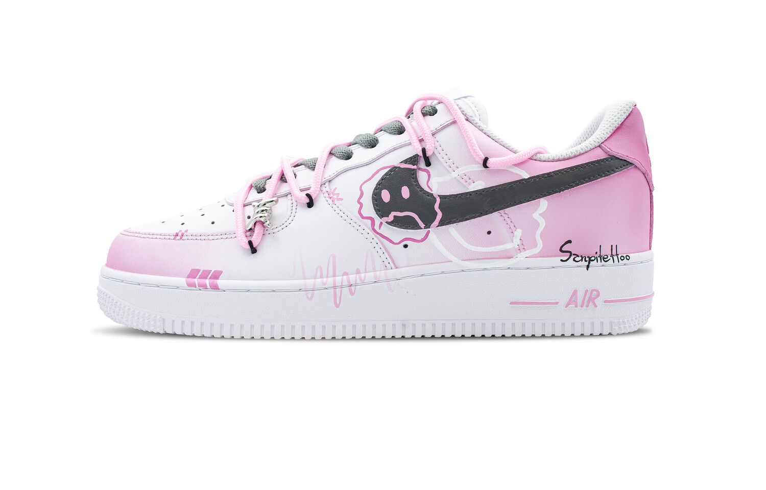 

Кроссовки Nike Air Force 1 Skateboarding Shoes Women's Low-top Purple/Pink, фиолетовый