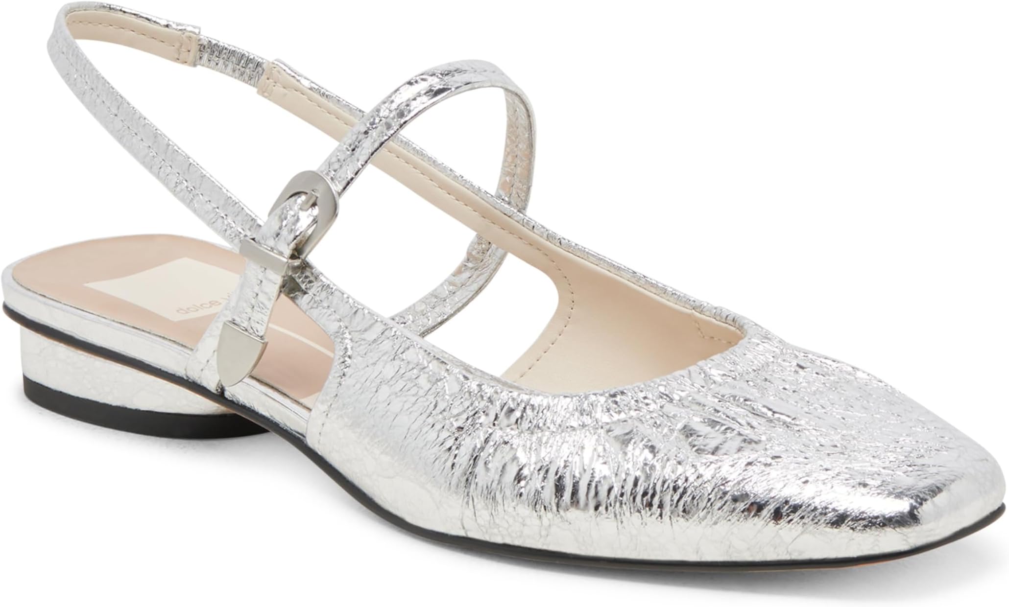 Балетки Dolce Vita Rianne, цвет Silver Distressed Leather